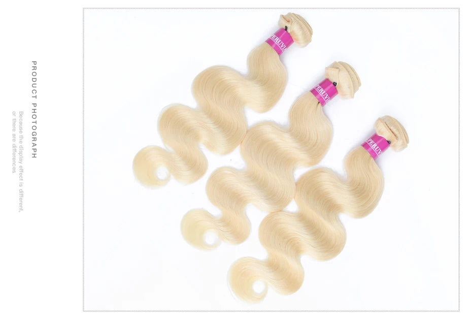 Facebeauty Color 613 Blonde Hair Weave 1/3/4 Bundles Peruvian Body Wave Remy Hair Bundle 8 To 30 inch Human Hair Weft Can Be Dye