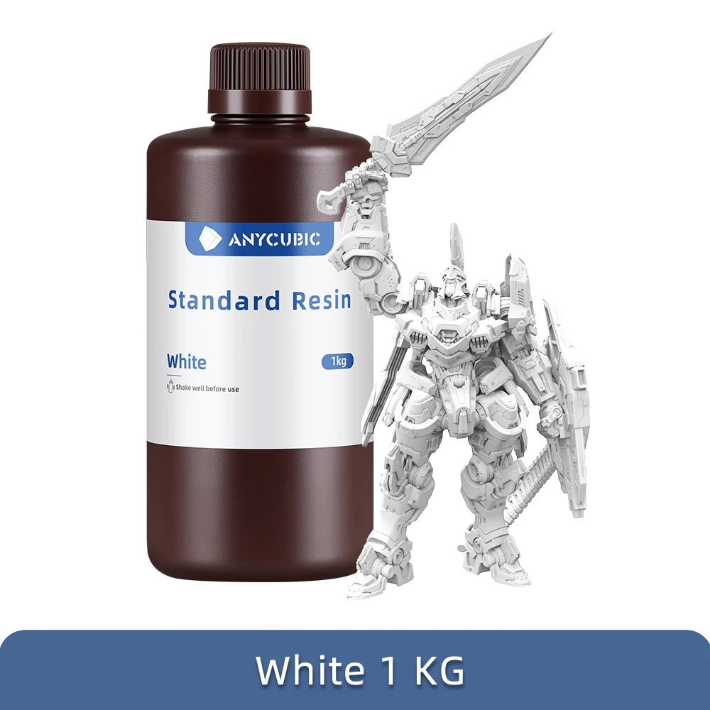 ANYCUBIC 1kg/10kg Liquid Photopolymer Standard Resin 405nm UV Resin For 3D Printer LCD Printing Resin Material For Photon Mono