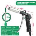 LAOA Aluminum Alloy Pneumatic Blow Gun High Pressure Dust Blower Nozzle Cleaning Tool for Compressor Portable Cleaning Supplies