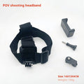 Head-Mounted Phone Camera Rig - POV Live Streaming & Video Recording Clip, Adjustable Head Strap Mount for Smartphone Accessorie