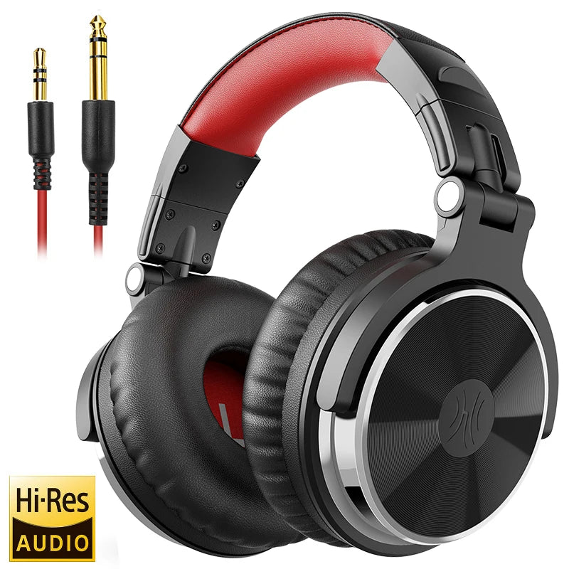 Oneodio Wired Headphones Professional Studio Pro 10/30/50 DJ Headphones With Microphone Over Ear HiFi Hi-Res Monitor Headset