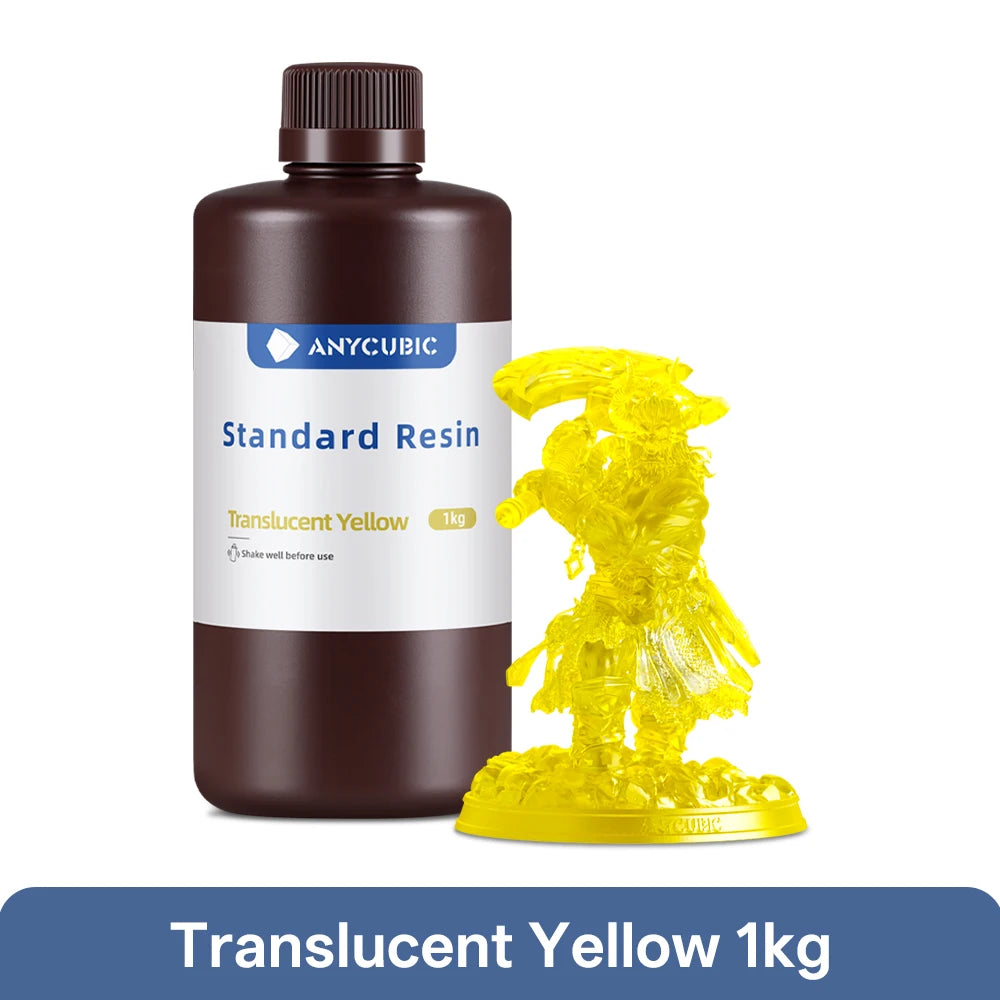 ANYCUBIC 1kg/10kg Liquid Photopolymer Standard Resin 405nm UV Resin For 3D Printer LCD Printing Resin Material For Photon Mono